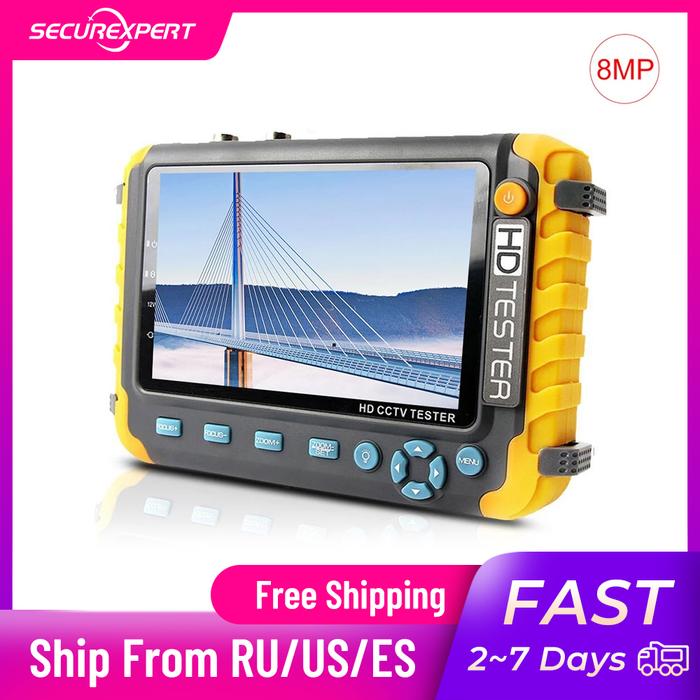 8MP ahd monitor cctv tester mini monitor for camera poe tester cctv