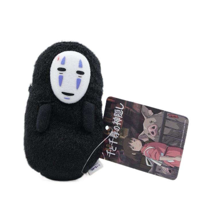 Kaonashi No Face Studio Ghibli Spirited Away Movie Plush Mini Coin Small Plushie Ganci Gantungan Tas