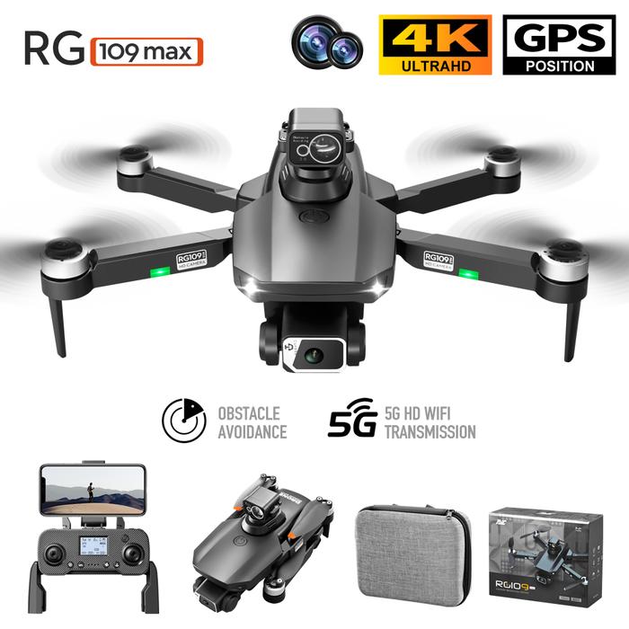 RG109 Max Drone 4K HD Camera GPS Brushless Motor 360 ° Obstacle