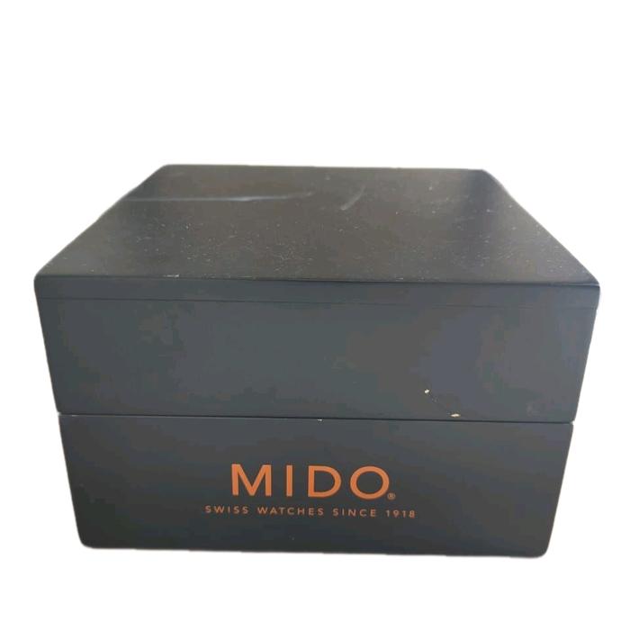 Mido Box Kotak Asli Jam Tangan Mido - Kotak dan Bantalan Jam Tangan Asli dengan Desain Eksklusif dar