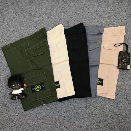 Celana pendek cargo pants stone / celana cargo island frree totebag full lable and tagg