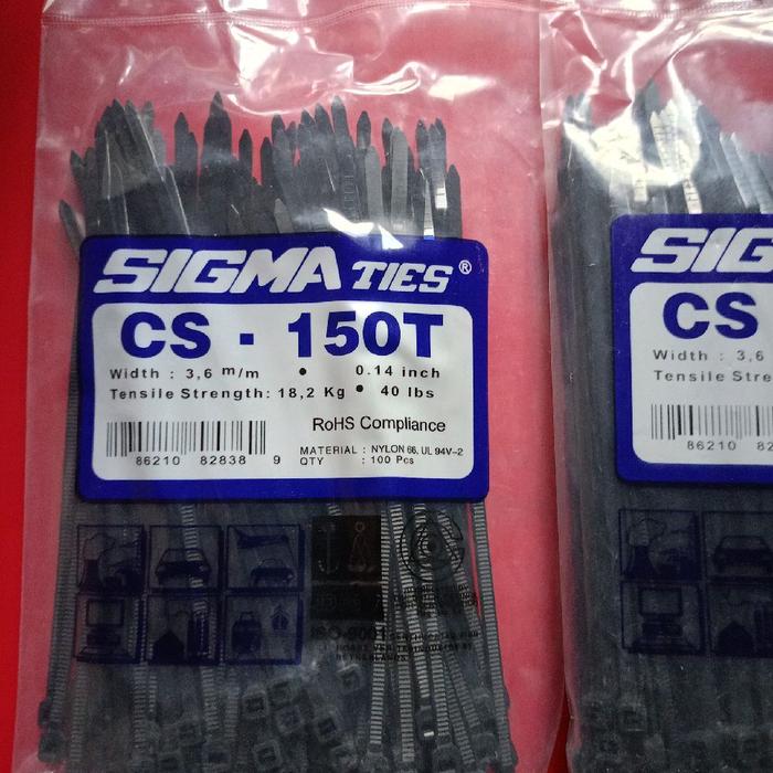 Kabel Ties/Kabel Tis/Cable Tie CS-150 T 15cm SIGMA CS150T