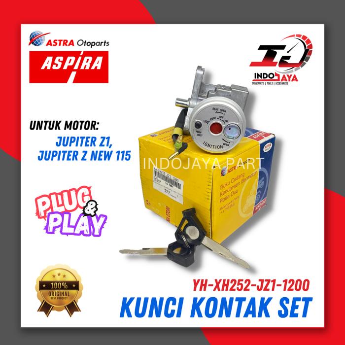 Indra Motopart - [New] [ KUNCI KONTAK ASSY ASPIRA JUPITER Z1 / JUPITER Z NEW 115 / KUNCI KONTAK SET 