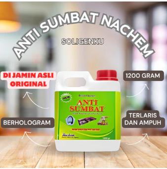 Anti Sumbat NACHEM ORIGINAL 1200 Gram / Soda Cair / Anti Mampet untuk WC / Wastafel Merek Nachem