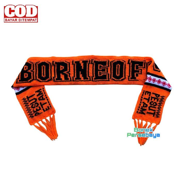 Syal Rajut Borneo FC – Supporter Pesut Etam