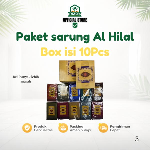 Grosir Sarung Al Hilal sarung kualitas premium murah Box isi 10Pcs