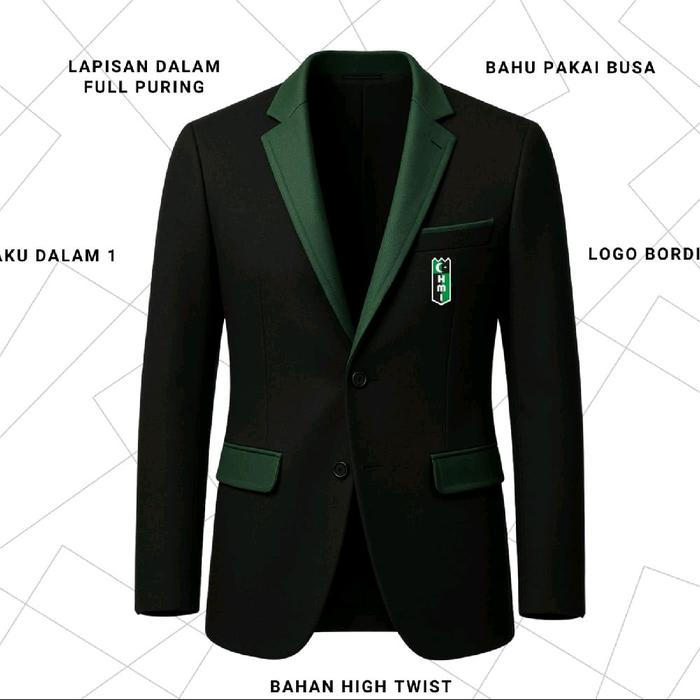 jas almet termurah bisa custom sama pake bordir logo atau nama - custom jas almet bordir - jas  univ