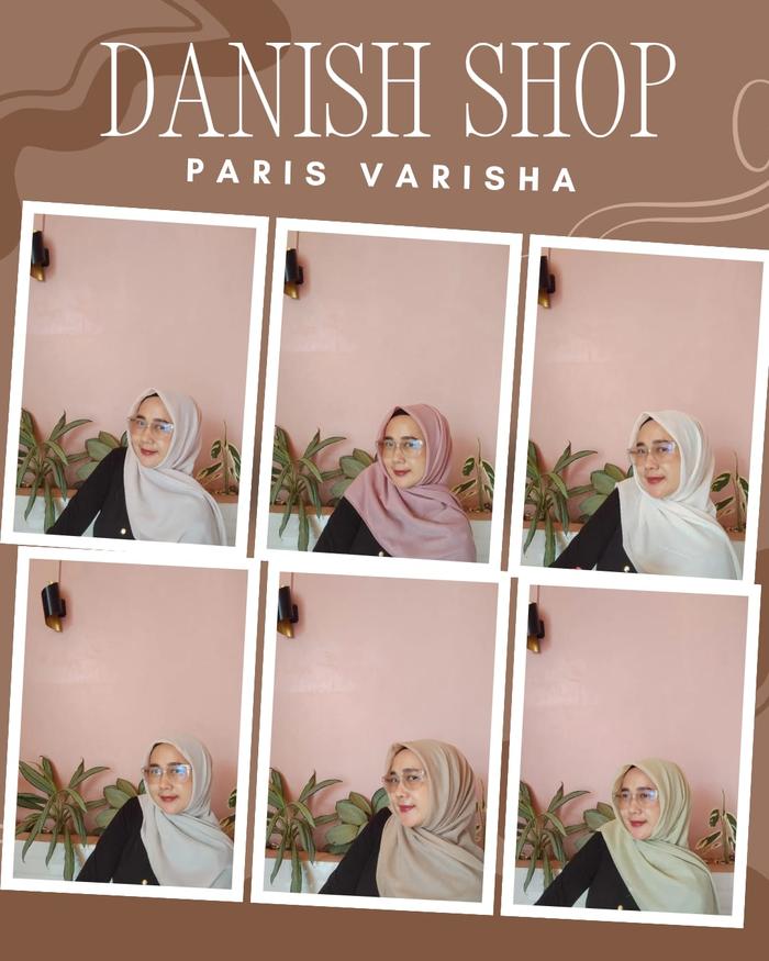 Hijab Paris Varisha Instan Premium Danish Shop - Anti Letoy & Tegak Sempurna