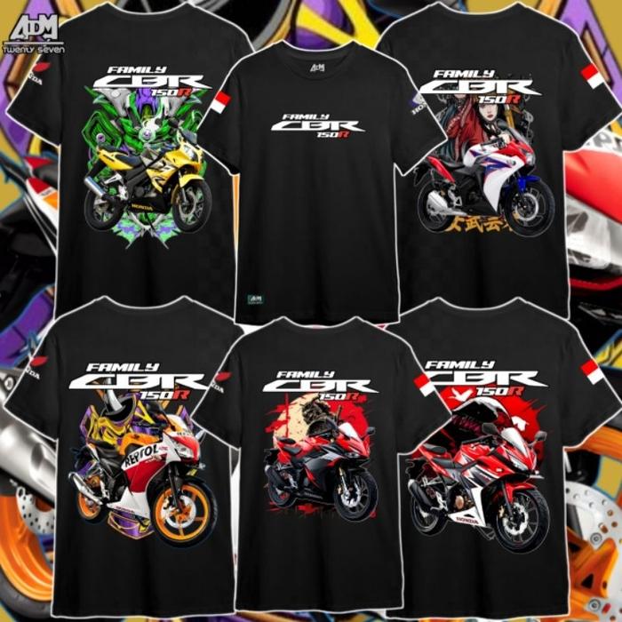 Kaos Honda CBR150R original tshirt Racing Kaos CBR 150R old new Kaos Family CBR 150R