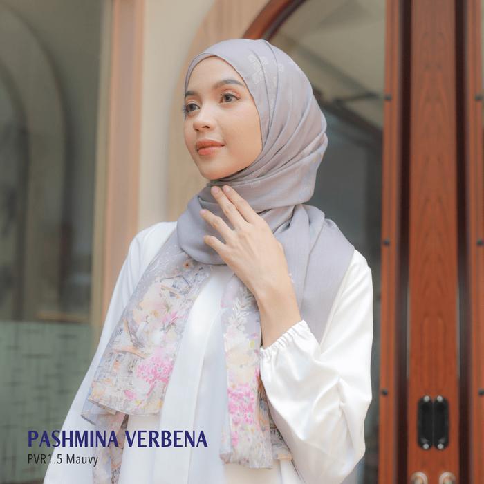 [Buy 2 Get 1 Divi] Hira - Hijabwanitacantik - Pashmina Verbena Voal | Hijab Pashmina Printing Voal L