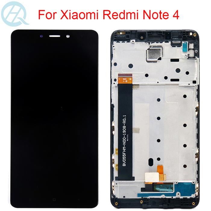 Original 10 Touch  LCD For Xiaomi Redmi Note 4 Display With Frame