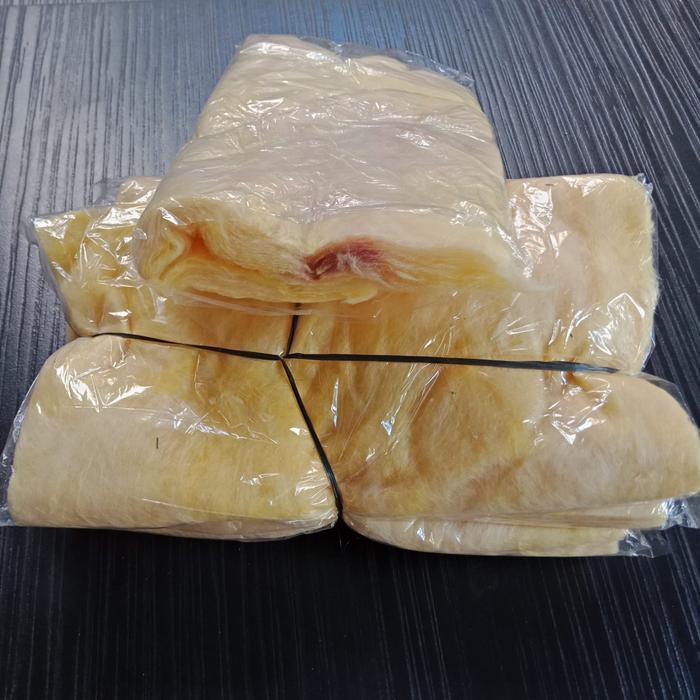 GASBUL KNALPOT PUTIH KUNING GLASSWOOL RACING BERKUALITAS