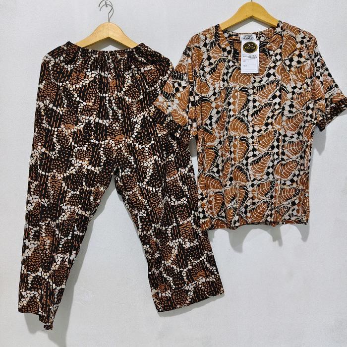 SETELAN CP BATIK LUZA JUMBO ld 120cm / ONE SET JUMBO by BATIK TULIP PEKALONGAN / SETCEL SPK JUMBO