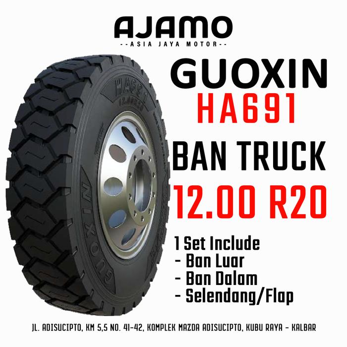 Ban Truk Guoxin HA961 12.00 R20 18PR - Ban Kasar Heavy Duty Tambang & Proyek Ekstrem