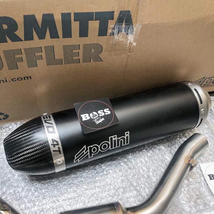 Knalpot Polini Evo 4T Full System 3V Iget Vespa Sprint Prima S Lx