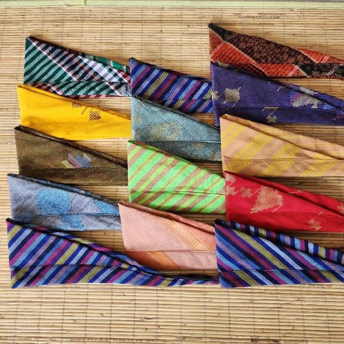 Sambolo / Ikat Kepala Khas Bima - Banyak Pilihan Warna & Motif