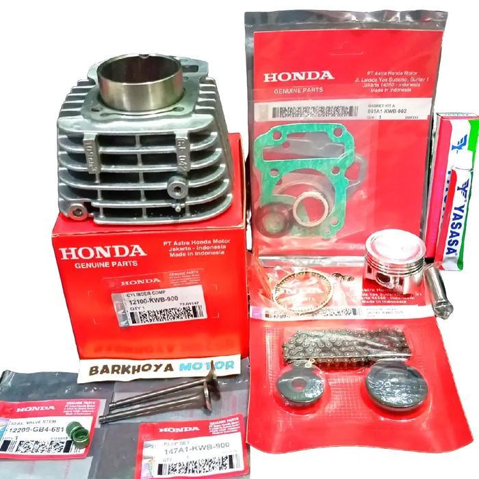 Paket 6 Item Blok Seher Komplit Revo Absolut Blade Lama 110 KWB Set Rantai Keteng + Klepset + Topset