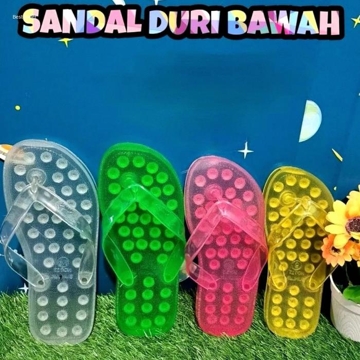 Sandal duri bawah / Sandal anti licin /Sendal jepit / Sandal pria dan Wanita / Sandal kesehatan refl