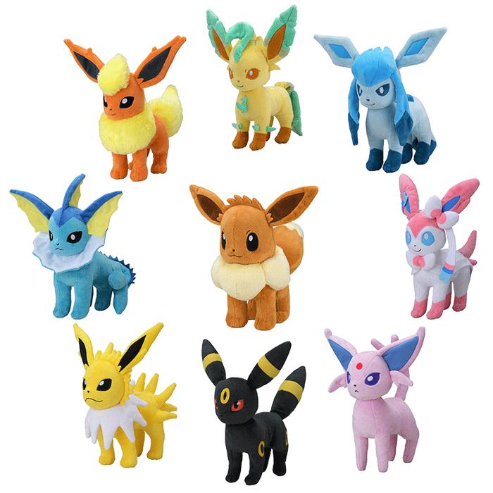 New Pokemon Eevee Evolution Plush Toy Flareon Vaporeon Jolteon Espeon