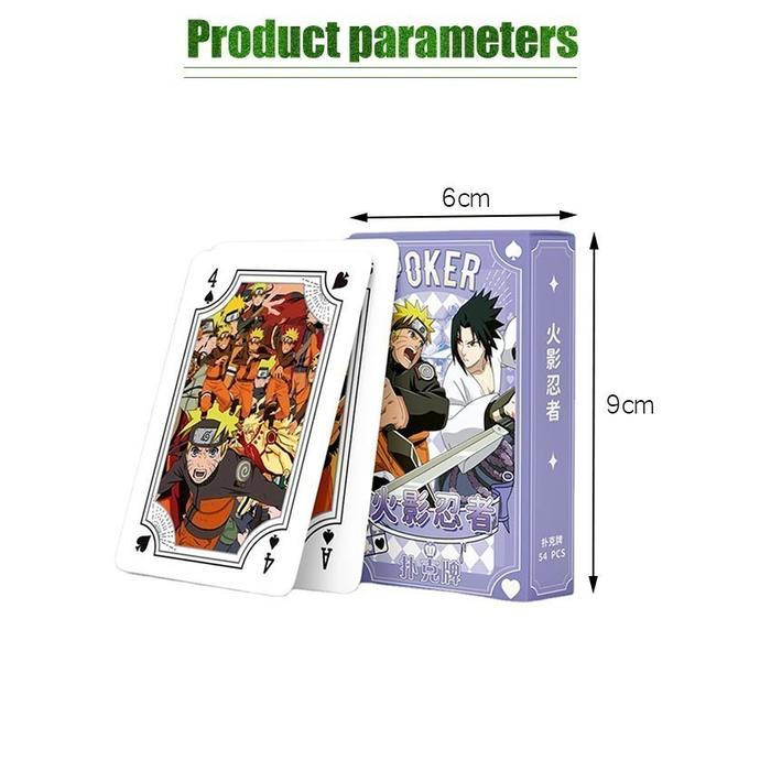 Kartu Anime Poker Remi NARUTO Kartu Poker Remi Anime Poker NARUTO Playing Cards