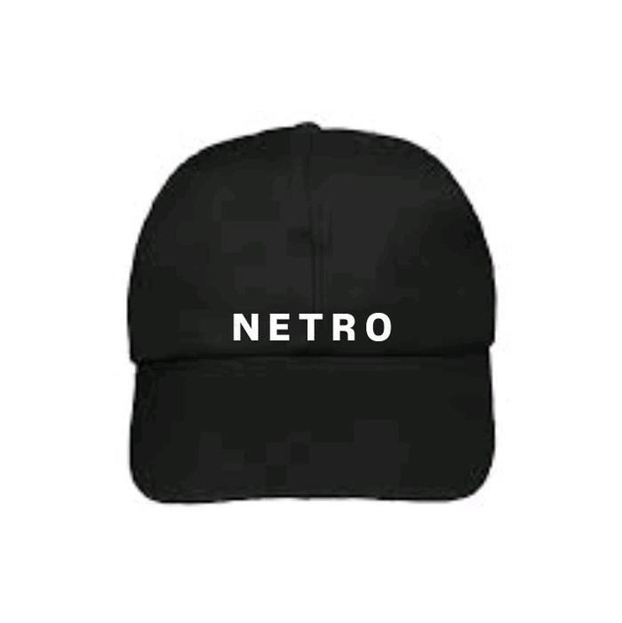 Topi casual pria netro hitam original