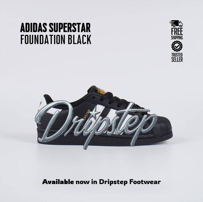 Sepatu Adidas Superstar 'Foundation Black' B27140 - Driftstep Footwear