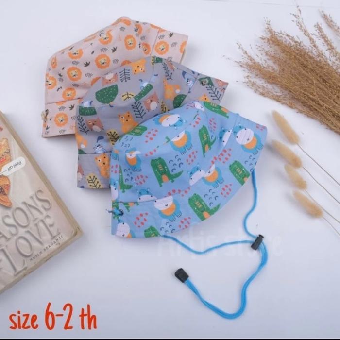 Topi anak/bayi usia 0-2 tahun topi buket bulak balik topi Hat spazio bayi/ balita