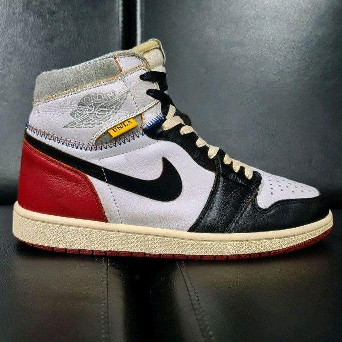 Sepatu Pria Nike Air Jordan Unla Union Black Toe Original - Berkualitas - Casual, Snekers, Kerja, Sh