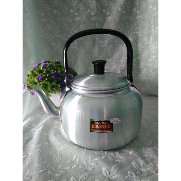 Teko Cor 18cm / Kettel Masak Air Minum Ceret Alumunium Global Eagle