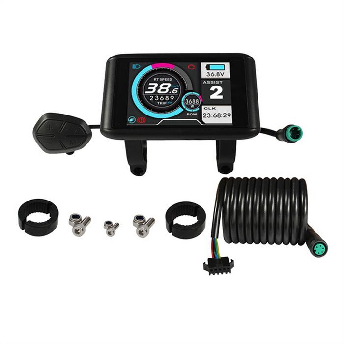 36V 48V 60V 72V NEW TFT APT Protocal UKC1 Display Speedometer for Sabvoton SVMC-APT Version Controll