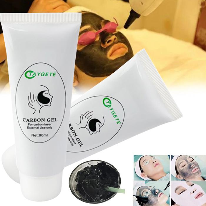 Carbon Cream Black Gel Mask For ND YAG Laser Skin Peeling