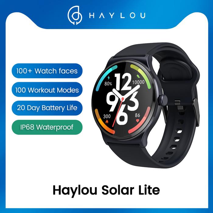 Haylou Solar Lite Smart Watch Bluetooth V5.3 100+ Watch Faces