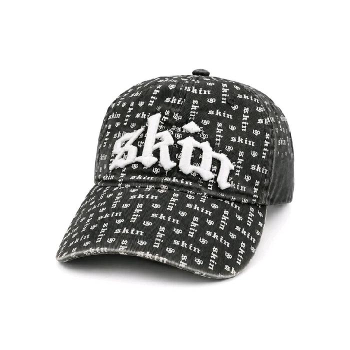 SKIN INDUSTRIES - Topi Cap AOP Hitam Unisex