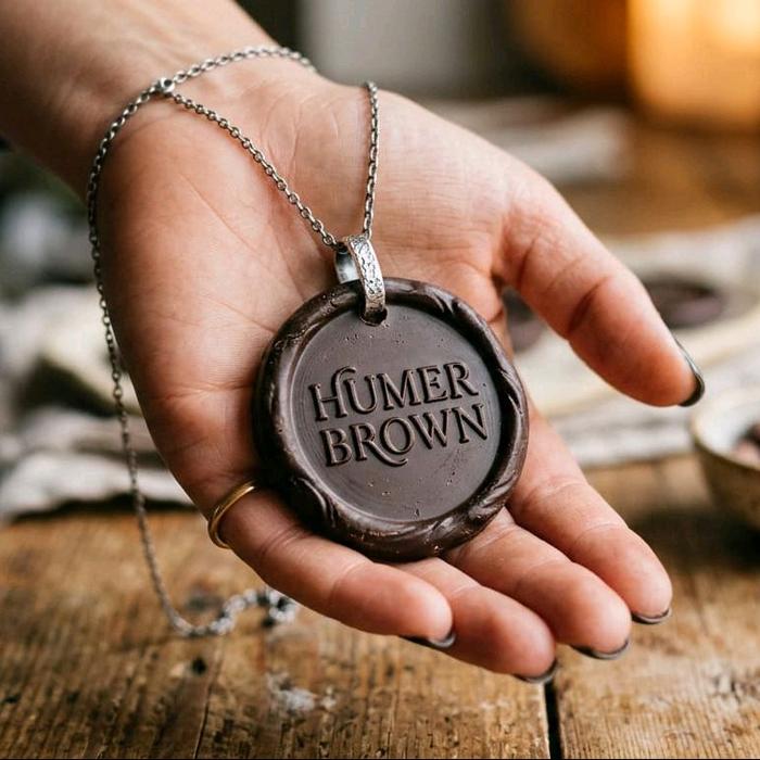 Humer Brown Kalung Antik dengan Desain Unik dan Elegan untuk Tampilan Menarik