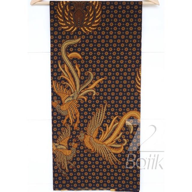 PREMIUM KAIN BATIK PREMIUM Bahan Katun Motif Truntum Garudo Jarik Tradisional Jogja Coklat 723016 Ca