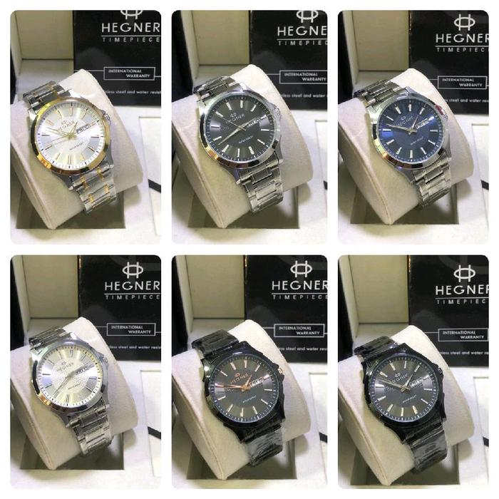 HW 3901JAM TANGAN PRIA HEGNER 3901/ HW-3901 G RANTAI ORIGINAL