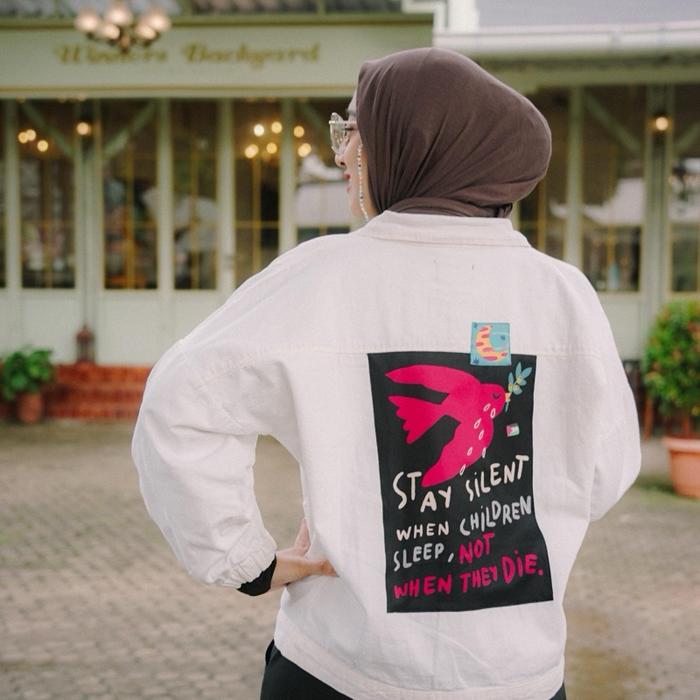 Juno Palestine Jacket Denim Chikigo