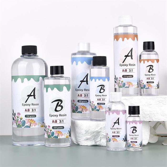 Resin Epoxy High Adhesive 3:1 AB Epoxy Hardener Crystal Glue For DIY