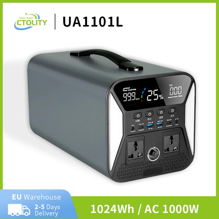 Ctolity Portable Power Station Lifepo4 220V External Battery Electric