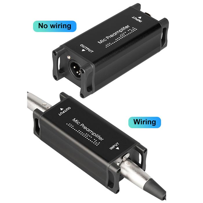 Mic Preamplifier Alctron MA-1 For Passive Ribbon Mic and Dynamic Microphone Preamp Booster for Studi