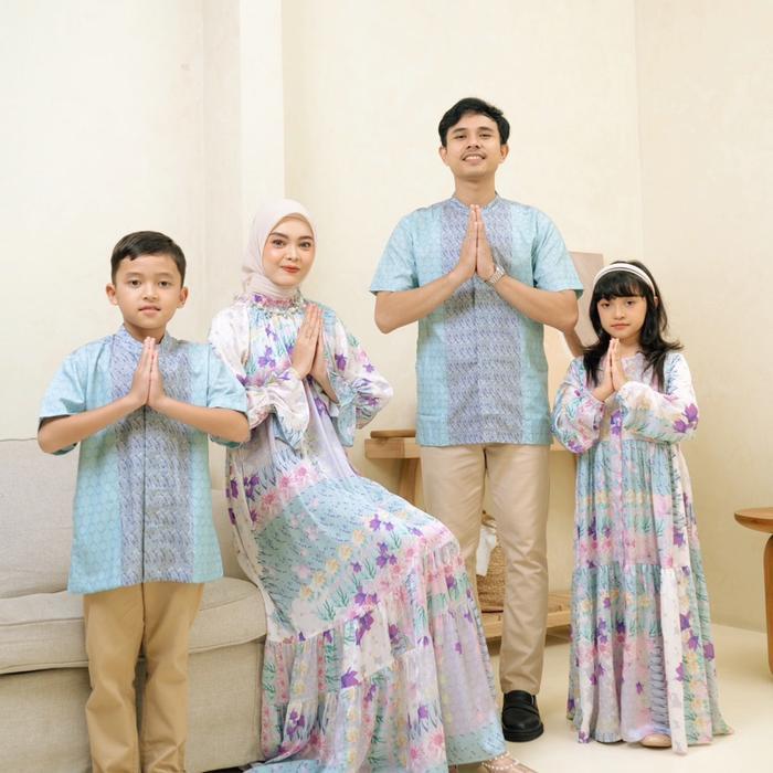 WOMENWEAR INDONESIA | Florin Raya Series (Tosca) | Sarimbit Keluarga | Family Set | Baju Seragam Kel