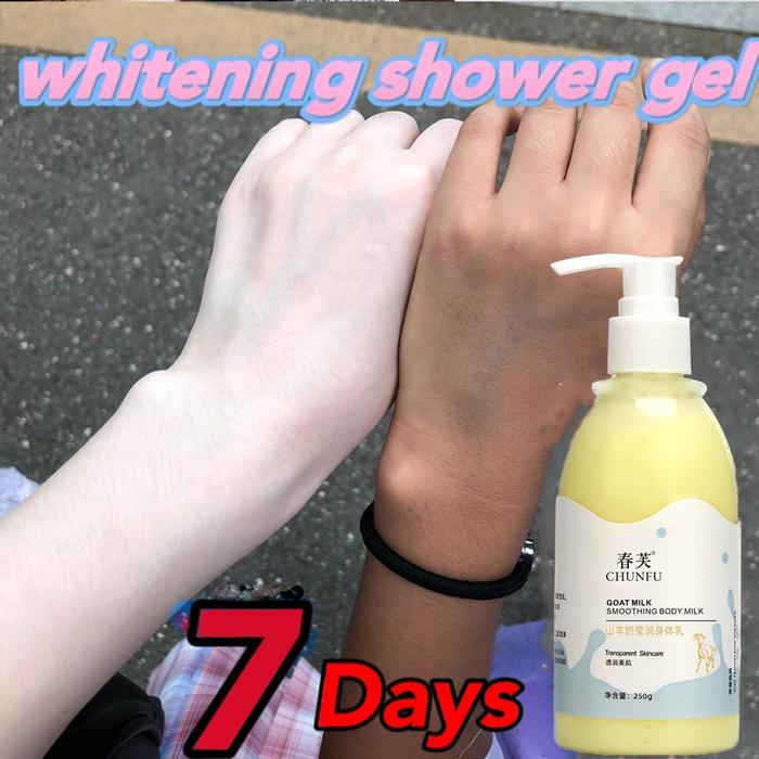 Goat milk body lotion 250ml pemutih lotion pemutih pemutih kulit losyen krim badan pemutih permanen 