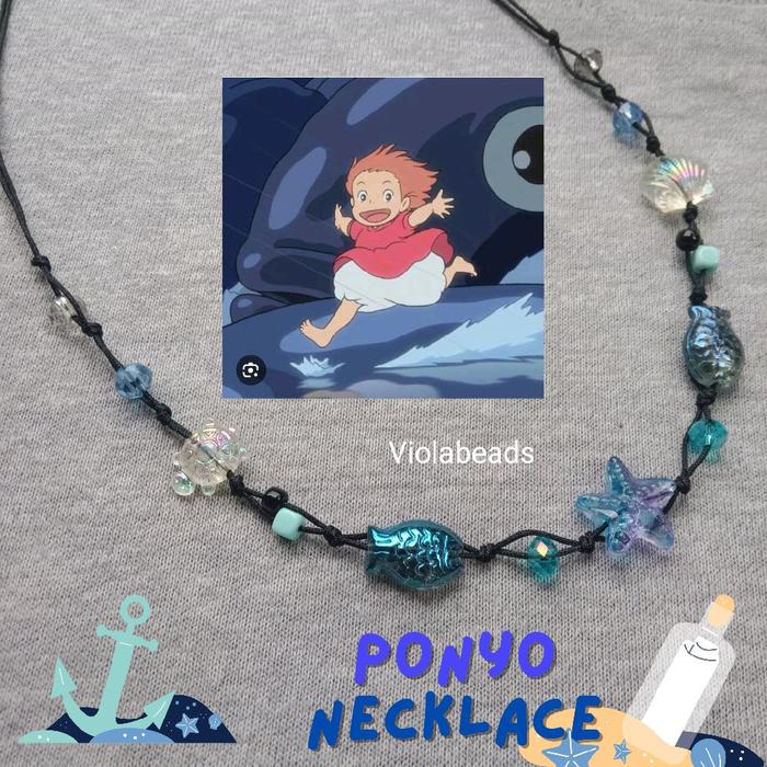 PONYO NEKLACE/kalung ponyo/kalung aesthetic