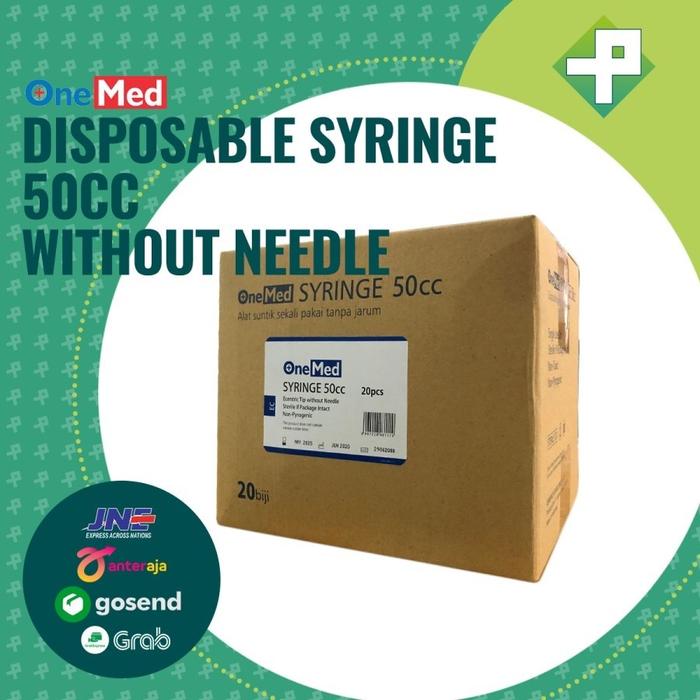 OneMed Syringe 50cc / Spuit 50ml Box
