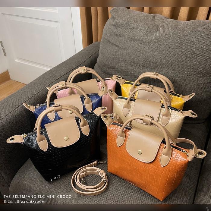 TAS SELEMPANG ELC MINI CROCO