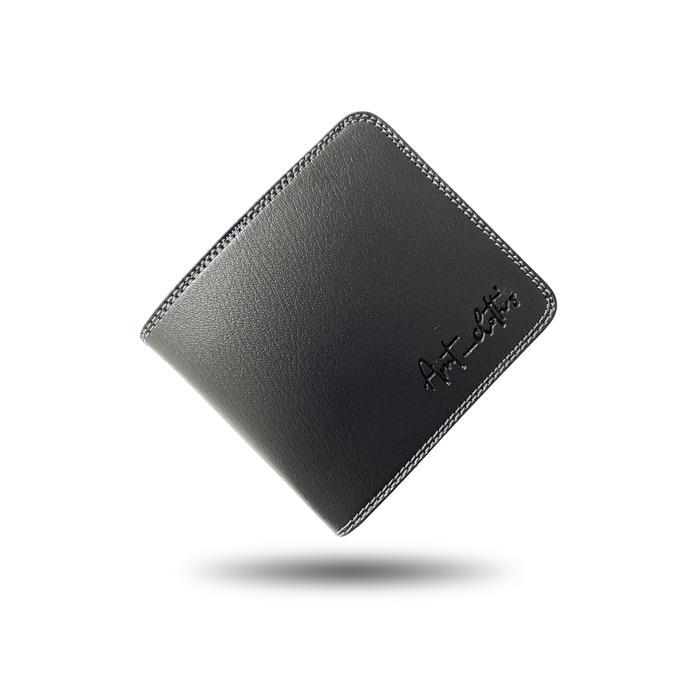 TERLARISS !! COD//PROMO 2022/DOMPET PRIA SEMI KULIT//KEREN HITAM UANG