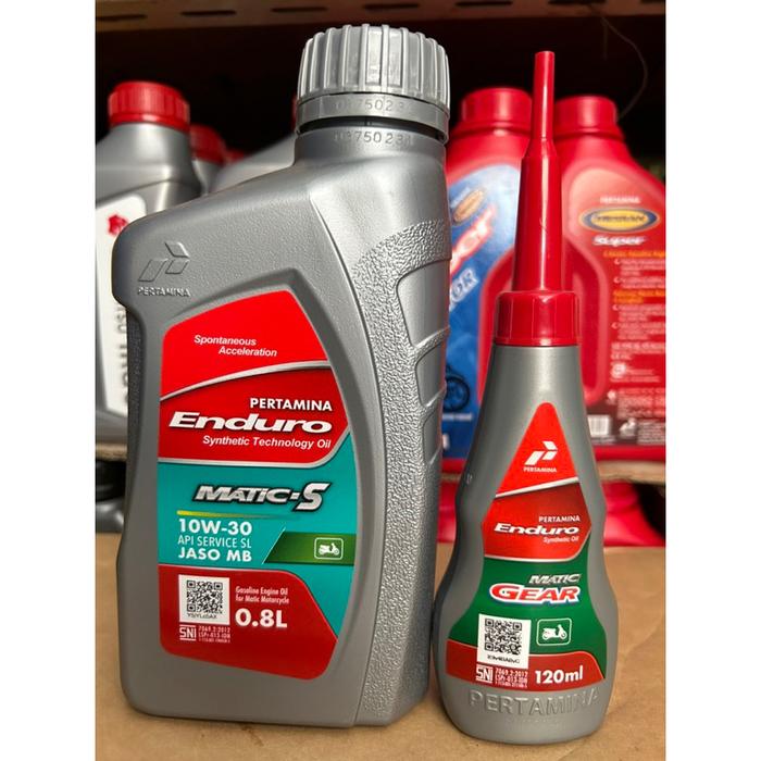 Oli Enduro Matic S + Oli Gardan Enduro 100% Asli