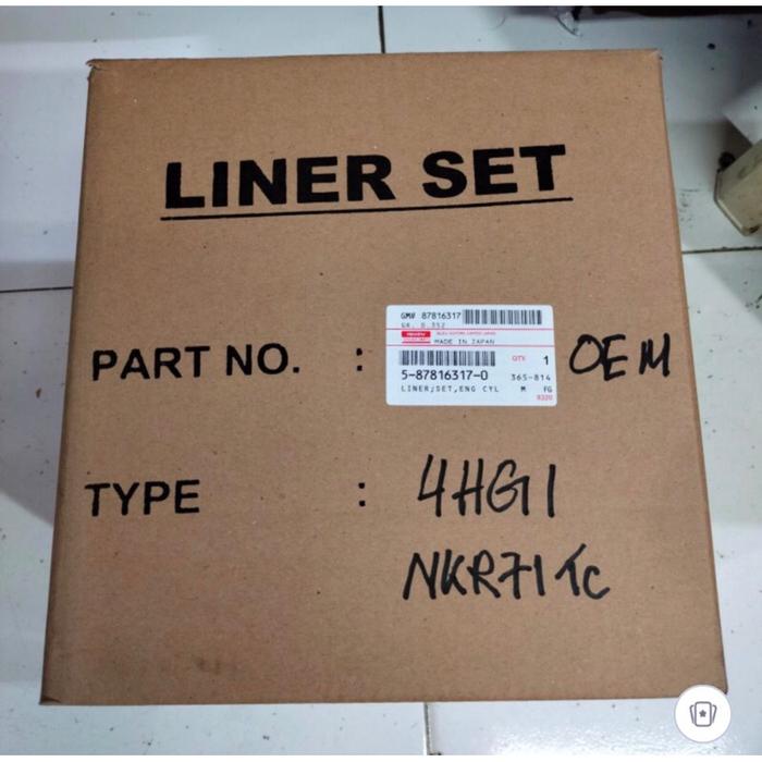 liner kit set isuzu nkr71 4hg1 nkr 71