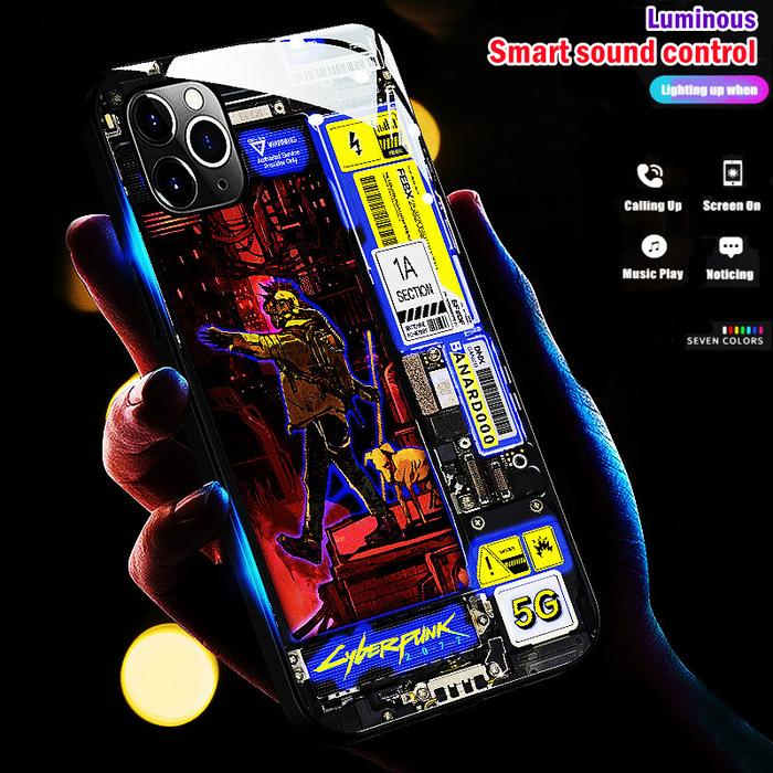 LED Flash Call Light Up Phone Case For Oppo Reno 5 Lite 7 6 5 Pro 7