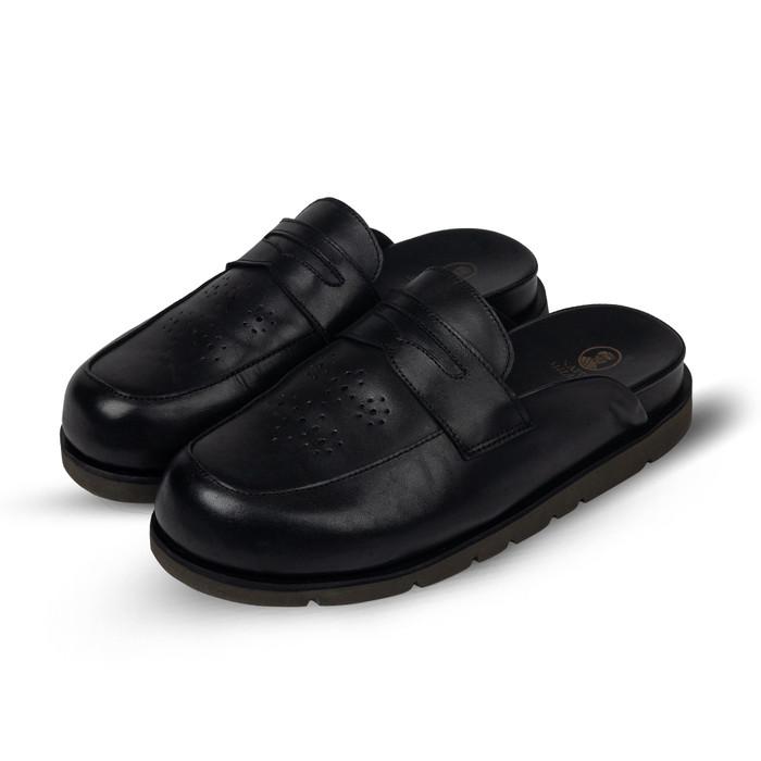 Best Juno Penny Black - Nappa Milano - Sandal Unisex